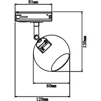 Товар: Трековый светильник Crystal Lux CLT 0.31 017 BL Черный - фото 2 Трековый светильник Crystal Lux CLT 0.31 017 BL Черный — фото 2, Трековые светильники