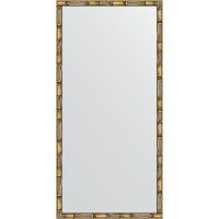 Зеркало Evoform Definite 97х47 BY 0695 в багетной раме - Золотой бамбук 24 мм — фото 1, Мебель для ванной