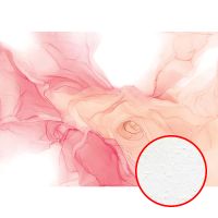 Фреска Ortograf Fluid art 33653 Фактура бархат FX Флизелин (3,8*2,7) Розовый/Бежевый, Абстракция — фото 1, Фрески