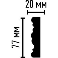 Молдинг Decomaster DT 9060 2400x77x20 мм — фото 2, Молдинги