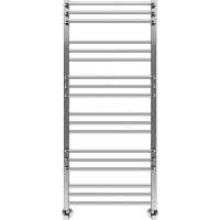 Водяной полотенцесушитель Terminus Соренто П18 500х1200 4670078530851 Хром, нижнее подключение, G 1/2" ВР, с комплектом вентилей — фото 2, Водяные полотенцесушители