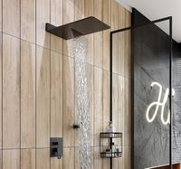 Душевая система Timo Briana SX-7139/03SM Черный — фото 5, Встраиваемые душевые комплекты