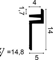 Товар: Профиль для скрытого освещения Orac Decor C382 2000x140x50 мм - фото 2 Профиль для скрытого освещения Orac Decor C382 2000x140x50 мм — фото 2, Карнизы