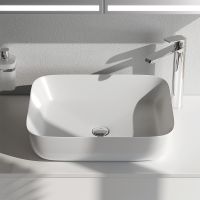 Раковина-чаша AM.PM Func 51 M8FWCC10510WG Белая — фото 5, Раковины накладные