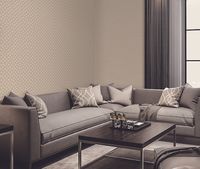 Обои Alessandro Allori Grace 1803-2 Винил на флизелине (1,06*10,05) Бежевый, Геометрия — фото 2, Обои для стен