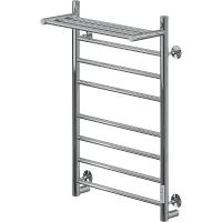 Электрический полотенцесушитель Ника Way-2 80/50 U с полкой Хром — фото 1, Электрические полотенцесушители