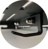 Металлическая полка Ravak Slim S X07P575 Черный Хром — фото 2, Полки для ванной и душа