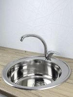 Смеситель для кухни Viko V-6904 Хром — фото 2, Смесители для кухни