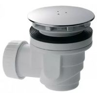 Сифон для душевого поддона Jacob Delafon 90 E78161-CP Хром Белый — фото 1, Прочие комплектующие для слива и канализации