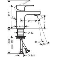 Товар: Смеситель для раковины Hansgrohe Vernis Shape 71560000 Хром - фото 3 Смеситель для раковины Hansgrohe Vernis Shape 71560000 Хром — фото 3, Смесители для раковины