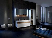 Шкаф пенал Jacob Delafon Terrace 50 R EB1179D-N23 подвесной Коричневый — фото 4, Пеналы для ванной комнаты