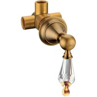 Переключатель потоков Boheme Imperiale 623-SW Золото — фото 1, Комплектующие для душевого оборудования