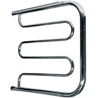 Водяной полотенцесушитель Ника Econ ПМ1 60x60 с полкой Хром — фото 2, Водяные полотенцесушители