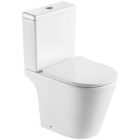 Унитаз компакт Hansmann keramik Round New УНИ0013 с бачком и сиденьем Микролифт — фото 1, Унитазы