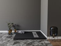 Душевой поддон из искусственного камня Aquanet Delight 90x90 258896 Черный — фото 3, Душевые поддоны из искусственного камня