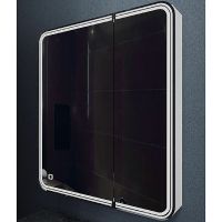 Товар: Зеркальный шкаф Art&Max Verona AM-Ver-800-800-2D-L-DS-F с подсветкой с сенсорным выключателем Белый - фото 1 Зеркальный шкаф Art&Max Verona AM-Ver-800-800-2D-L-DS-F с подсветкой с сенсорным выключателем Белый — фото 1, Мебель для ванной