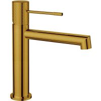 Смеситель для раковины Vincea Desire VBF-1D1BG Брашированное золото — фото 1, Смесители для раковины