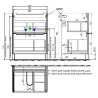 Тумба с раковиной Iddis Edifice 60 EDI60WFi95K Белая — фото 11, Тумбы с раковиной