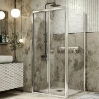 Товар: Душевой уголок Grossman Alba 90х90 GR-9090Al2 профиль Хром стекло прозрачное - фото 5 Душевой уголок Grossman Alba 90х90 GR-9090Al2 профиль Хром стекло прозрачное — фото 5, Квадратные душевые уголки