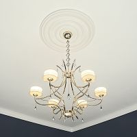 Розетка потолочная Европласт 1.56.018 745x40x745 мм — фото 2, Розетки потолочные