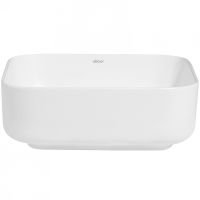 Раковина-чаша Abber Rechteck 39 AC2211MW Белая матовая — фото 3, Раковины накладные
