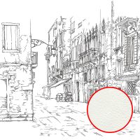 Фреска Ortograf Городской пейзаж 5594 Фактура флок FLK Флизелин (2,7*2,7) Белый/Черный, Город/Абстракция — фото 1, Фрески