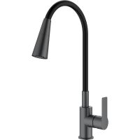 Смеситель для кухни Splenka S06.43.09 Графит матовый — фото 1, Смесители для кухни