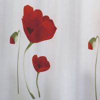 Штора для ванны Ridder Mohn 200х180 Красная — фото 3, Шторы для ванной