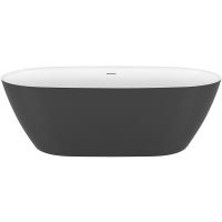 Акриловая ванна Black&White Swan SB330 Grey 170x75 330SBGR Серая матовая Белая без гидромассажа — фото 1, Ванны