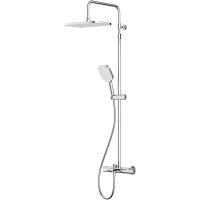 Душевая система AM.PM Func F078F500 с термостатом Хром — фото 1, Душевое оборудование. Душевая программа