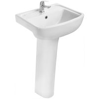 Товар: Раковина Santek Лонги 50 1WH501754 Белая - фото 5 Раковина Santek Лонги 50 1WH501754 Белая — фото 5, Раковины