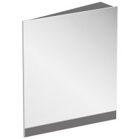 Зеркало Ravak 10° 65 R X000001080 угловое Серый глянец — фото 1, Зеркала в ванную комнату