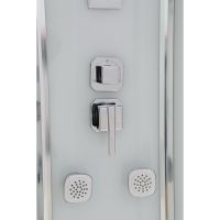 Товар: Душевая кабина Black&White Galaxy 90х90 5503900 с гидромассажем профиль Серебристый хром задняя стенка Белая - фото 3 Душевая кабина Black&White Galaxy 90х90 5503900 с гидромассажем профиль Серебристый хром задняя стенка Белая — фото 3, Душевые кабины