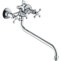 Смеситель для ванны Viko V-1015 универсальный Хром — фото 1, Смеситель для ванны