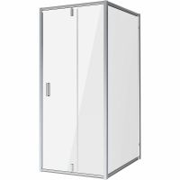 Душевой уголок Niagara Nova 80х90 NG-63-8A-A90 профиль Хром стекло прозрачное — фото 1, Душевые уголки