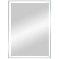 Зеркальный шкаф Art&Max Techno AM-Tec-600-800-1D-L-DS-F с подсветкой с сенсорным выключателем Белый — фото 1, Мебель для ванной