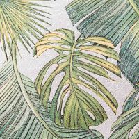 Обои Solo Гавайи SL8928-24 Винил на флизелине (1,06*10) Бежевый/Зеленый, Листья — фото 1, Обои для стен