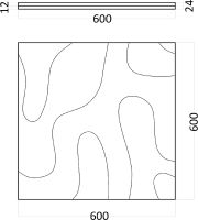 Товар: Гипсовая 3д панель Artpole Fog 1 D-0001-1 600x600 мм - фото 6 Гипсовая 3д панель Artpole Fog 1 D-0001-1 600x600 мм — фото 6, Гипсовые 3Д панели