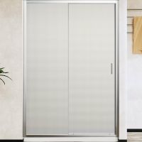 Душевая дверь Vincea City 120 VDS-5CT120MT профиль Хром стекло текстурное — фото 1, Душевые двери в нишу