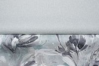 Обои Accento Flamenco 283363 Винил на флизелине (1,06*10,05) Серый/Бирюзовый, Абстракция/Цветы — фото 4, Обои для стен