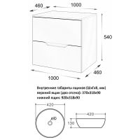 Товар: Тумба с раковиной Orange Line 100 Li-100TugMDF+B07-420W подвесная Графит матовый - фото 8 Тумба с раковиной Orange Line 100 Li-100TugMDF+B07-420W подвесная Графит матовый — фото 8, Тумбы с раковиной