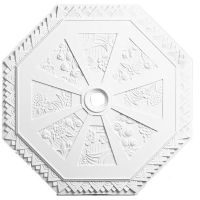 Розетка потолочная Decomaster DR 313 740x29x740 мм — фото 1, Розетки потолочные