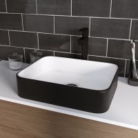 Раковина-чаша Grossman 50 GR-4043BW Белая Черная — фото 2, Раковины