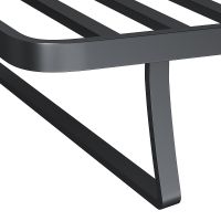 Полка для полотенец AM.PM Func A8F37722 Черная матовая — фото 6, Полки для полотенец