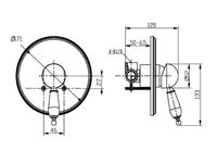 Товар: Смеситель для душа Boheme Medici Ripresa 305-BSW Бронза - фото 2 Смеситель для душа Boheme Medici Ripresa 305-BSW Бронза — фото 2, Смесители