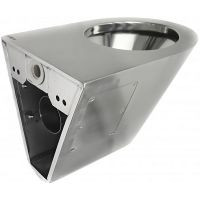 Товар: Унитаз Nofer 13018.S подвесной Нержавеющая сталь матовая без сиденья - фото 3 Унитаз Nofer 13018.S подвесной Нержавеющая сталь матовая без сиденья — фото 3, Унитазы