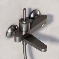 Товар: Смеситель для ванны Damixa Arc 291000300 Черный матовый - фото 2 Смеситель для ванны Damixa Arc 291000300 Черный матовый — фото 2, Смесители