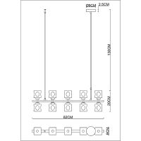 Товар: Люстра Divinare Alessandro 7205/17 SP-10 Прозрачная Латунь - фото 5 Люстра Divinare Alessandro 7205/17 SP-10 Прозрачная Латунь — фото 5, Люстры