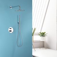 Душевая система Abber Emotion AF8818 Хром — фото 2, Встраиваемые душевые комплекты