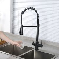 Смеситель для кухни Gappo G4398-66 Черный матовый — фото 14, Смесители для кухни